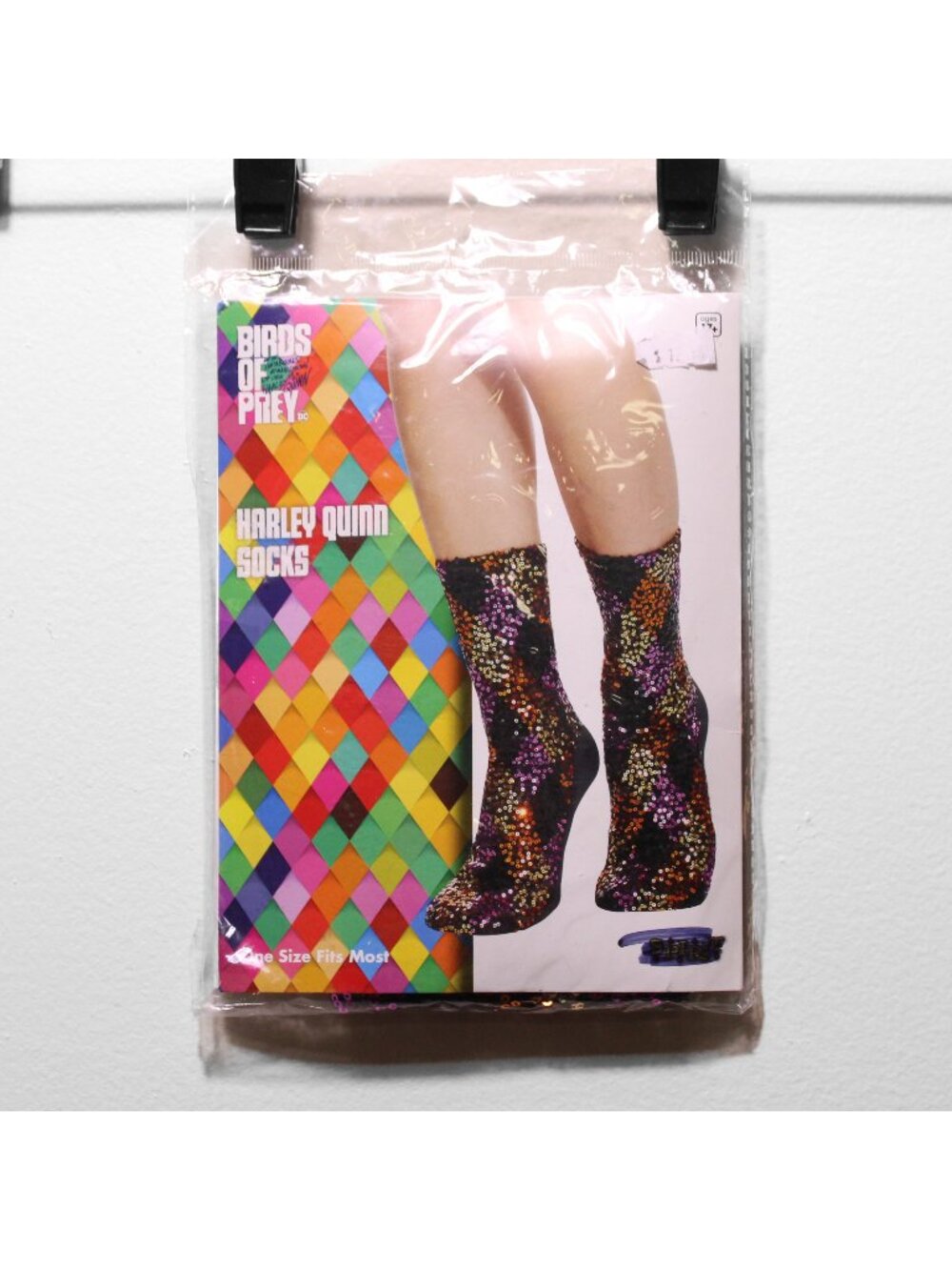 Harley Quinn - Birds of Prey - Pair of Sequin Socks Cosplay Comic Con